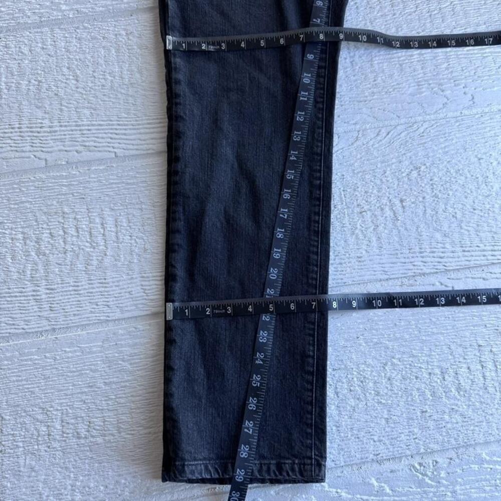 Lauren Jeans Co‎ Ralph Lauren Pants Womens 8 Charcoal Denim Slim Stretch Midrise - Picture 11 of 11